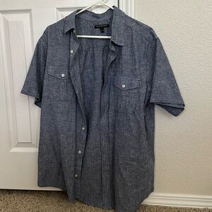 banana republic men’s blue shirt size large